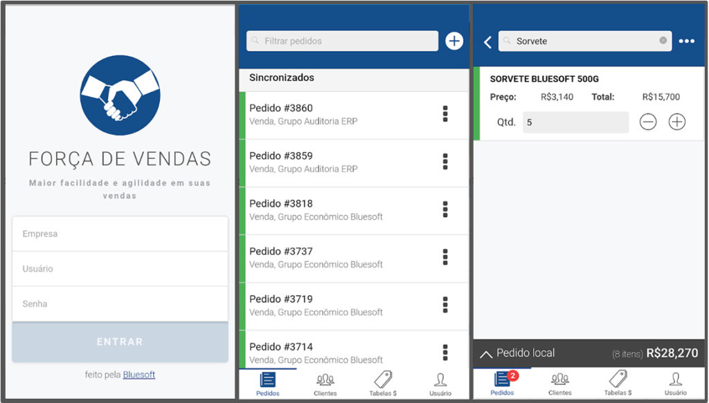 Força De Vendas Aplicativo Bluesoft Sistemas 100 Online 9015