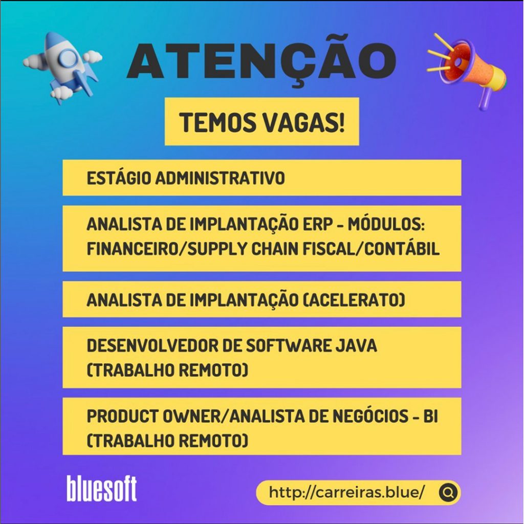 Oportunidades Bluesoft