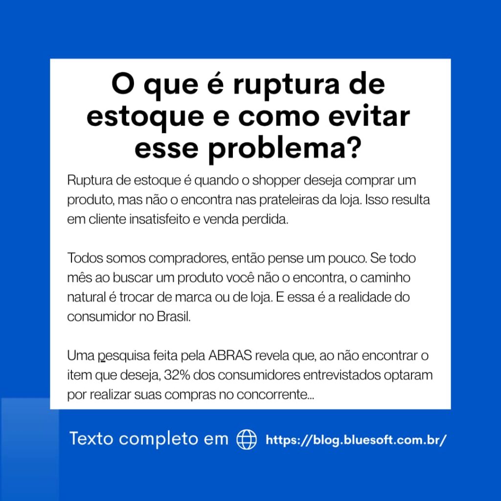 Artigo Ruptura de Estoque 